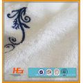 Best Quality Embroidery 21S Snow White Cotton Barh Towel